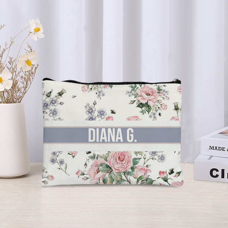 Custom Makeup Bag Trendy Canva - огляд і ціна Luxury Skincare And Makeup Brands